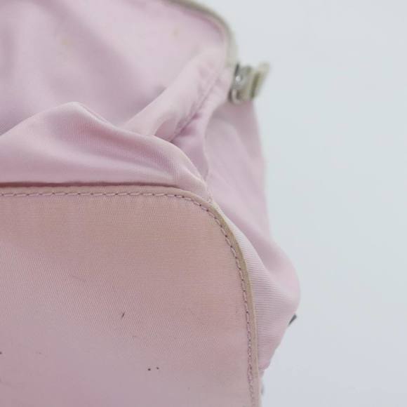 PRADA Backpack Nylon Pink Silver Auth 89617 - Picture 14 of 16